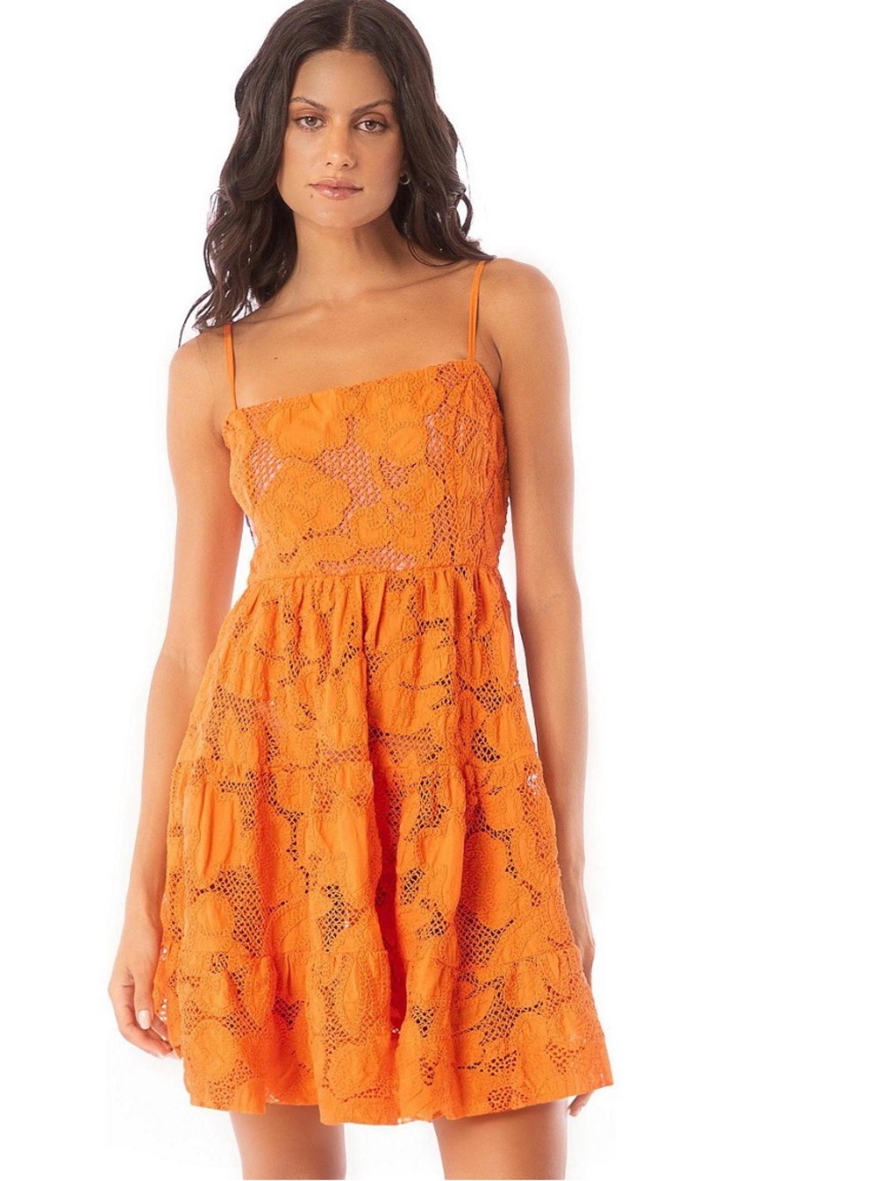 NWT Maaji Women's Ginger Garden Emily Cotton Cover-Up Dress SZ M $142